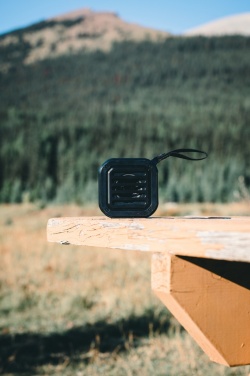 Logo trade firmakingituse pilt: 3W RCS taaskasutatud plastist juhtmevaba päikeselaine kõlar